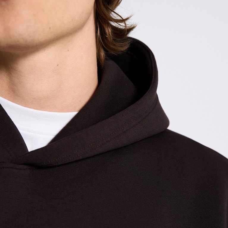 Scuba hoodie "Sloan" Dark Brown